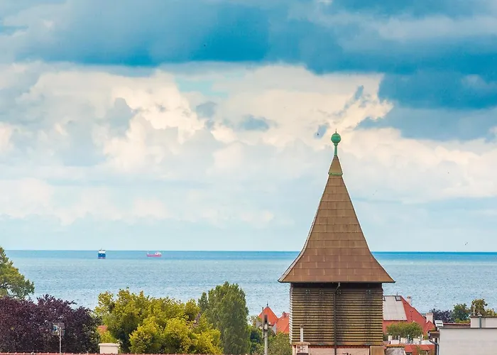 Sloneczne Z Widokiem Na Morze Apartmán