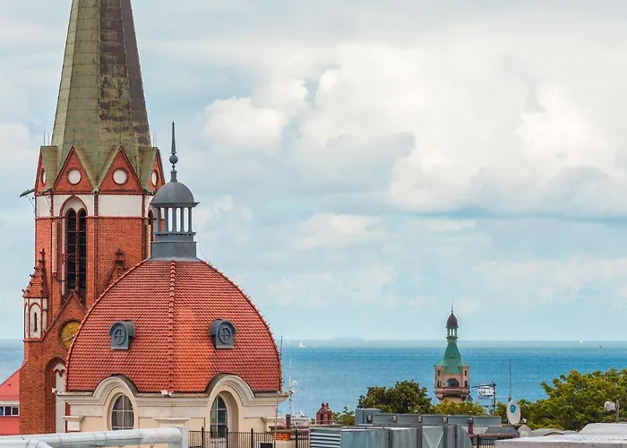 Sloneczne Z Widokiem Na Morze Apartmán